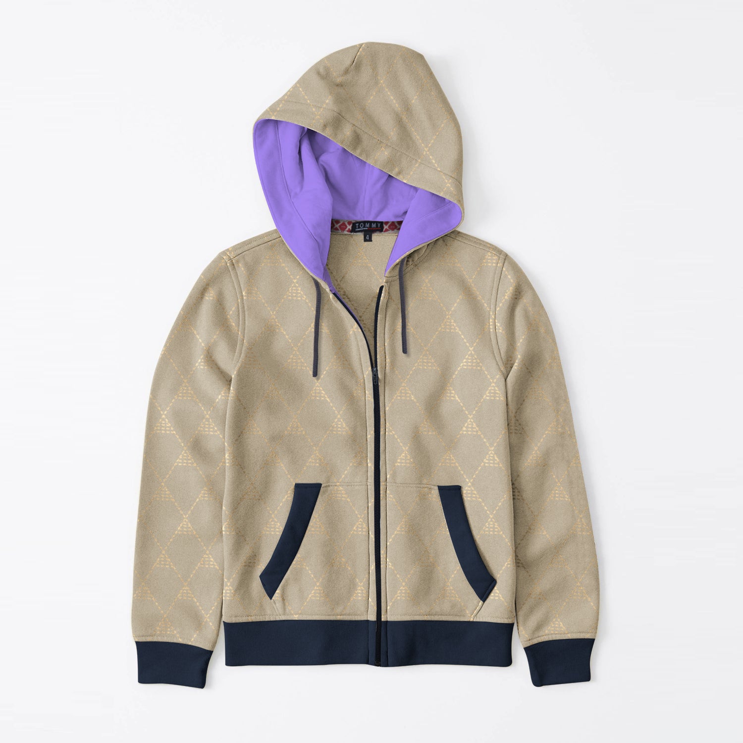 tommy hilfiger hoodie khaki