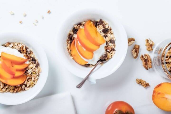 Cooled food in a bowl