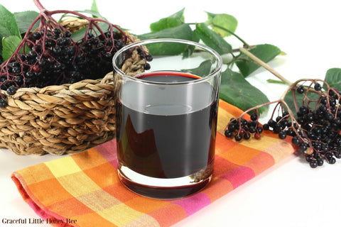Elderberry Syrup, Image taken using Yandex.com