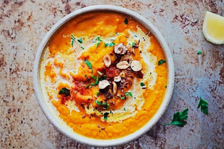 Sweet potato detox soup