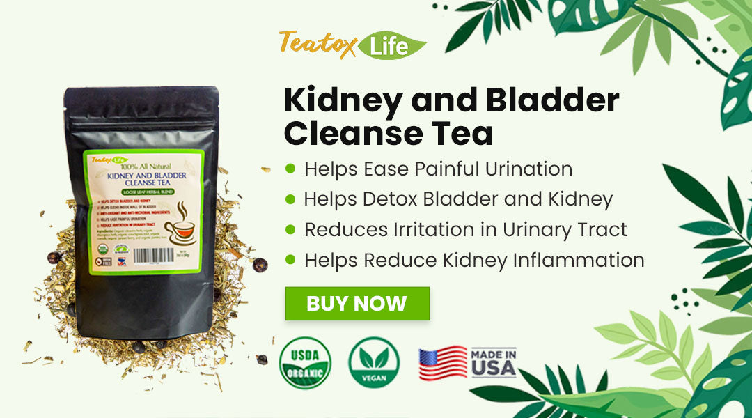 Product banner of Kidney & gallbladder cleanse tea by TeaTox Life