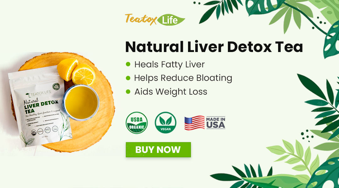 Liver detox tea product banner
