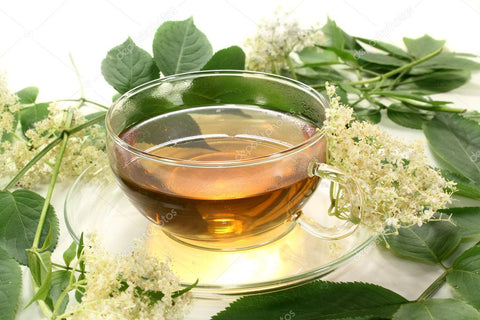 Elderberry Flower Tea, Image taken using Yandex.com