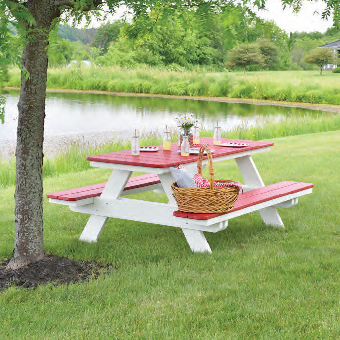 Rectangular Picnic Table-Berlin-Gardens-Poly-Outdoor-Furniture-USA