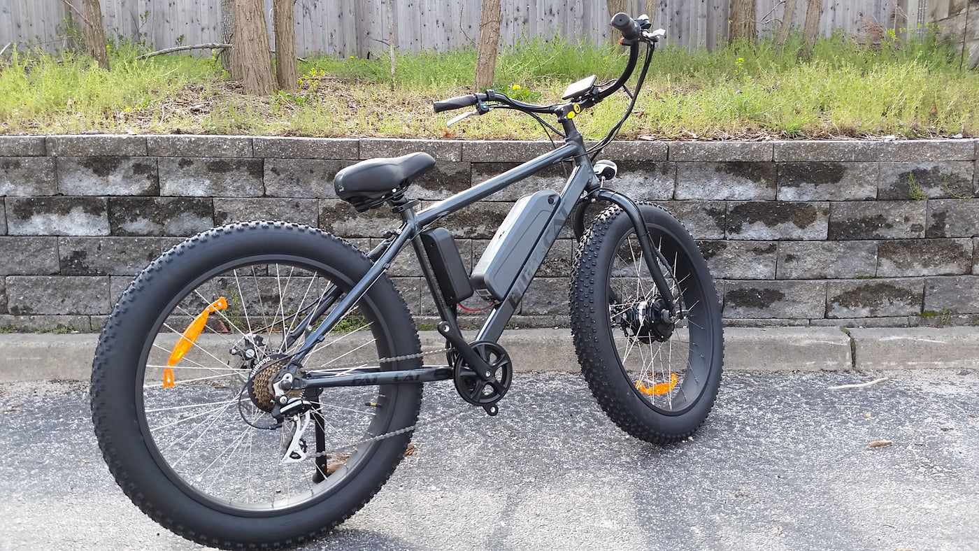 mountain bike with cruiser handlebars