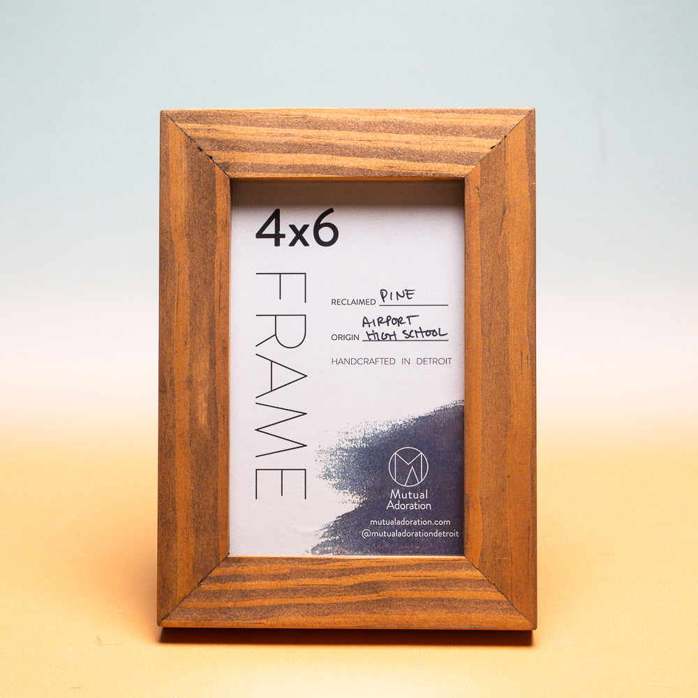 Brown Wood 4x6 Picture Frame 4x6 Frame 4 Poster Photo