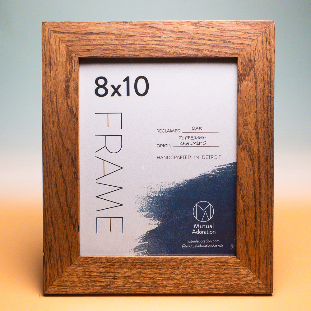 Wide Natural Brown Reclaimed Wood Picture Frames – Mutual Adoration + POST