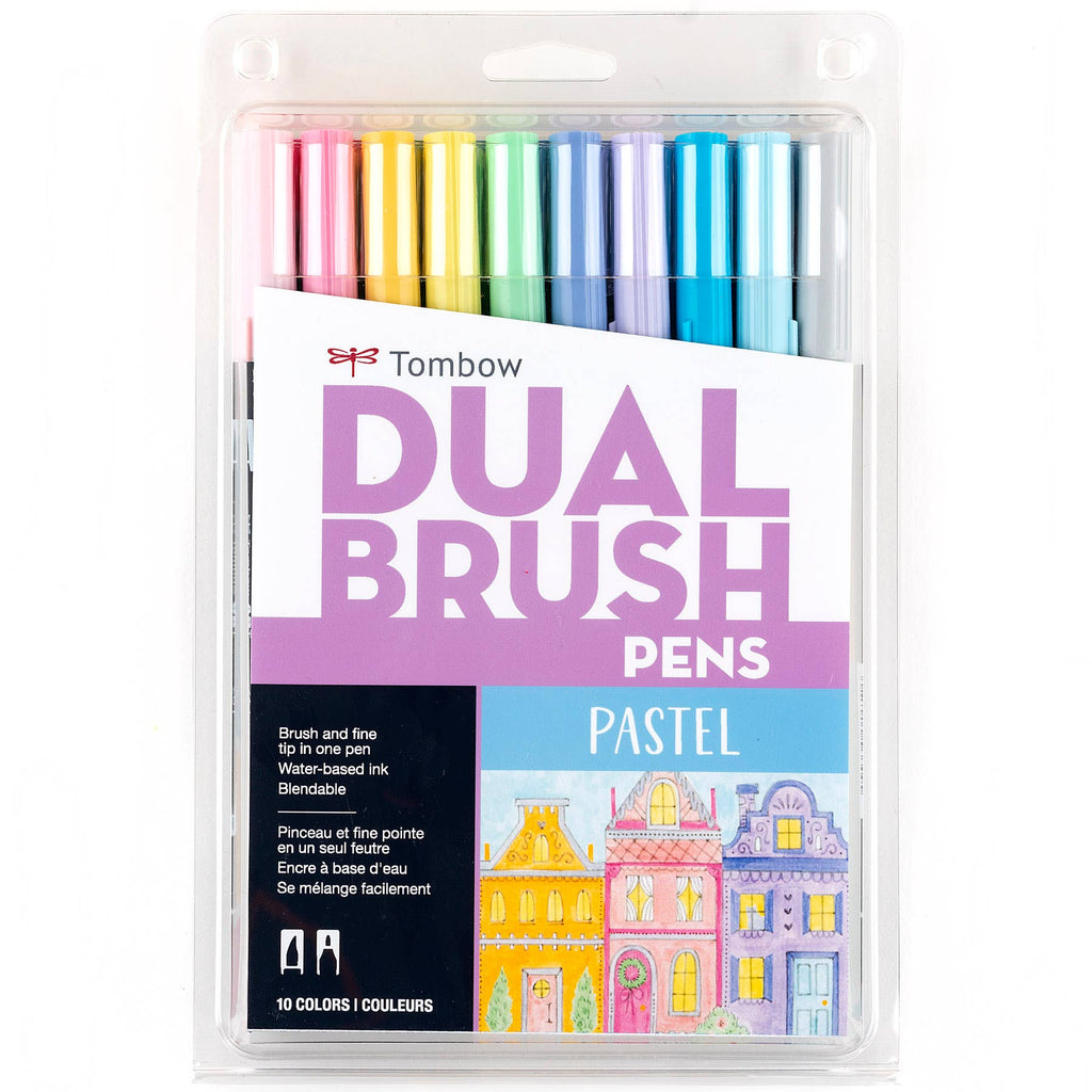 Dual Brush Pen Art Markers: Bright
