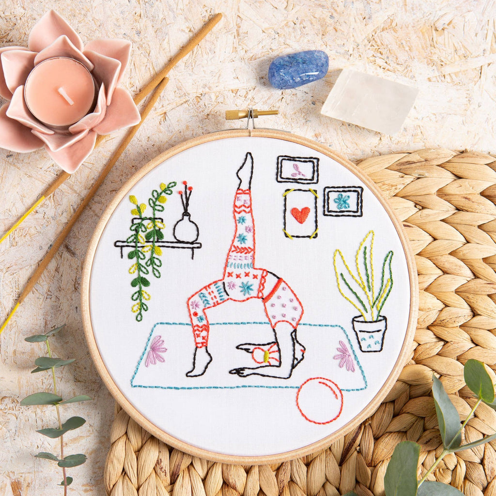 Joyful Grid cross stitch kit – budgiegoods