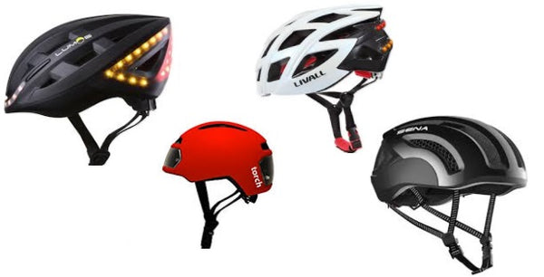 indicator helmet for bike