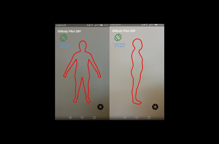 3D Bodyscan with phone 4 