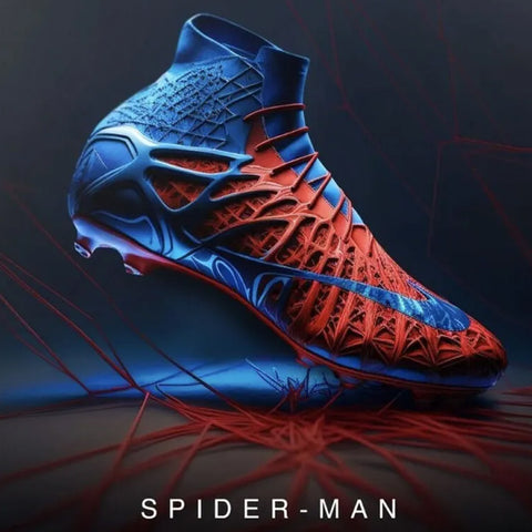 Spiderman soccer cleats