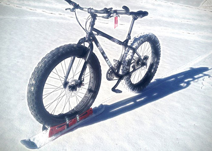 Bikeboards - go skiing or snowboarding on your bike