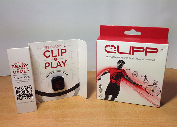 Qlipp tennis sensor unboxing