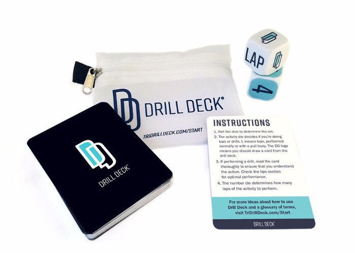 Drill Deck Triathlon Swimming Training Cards Game