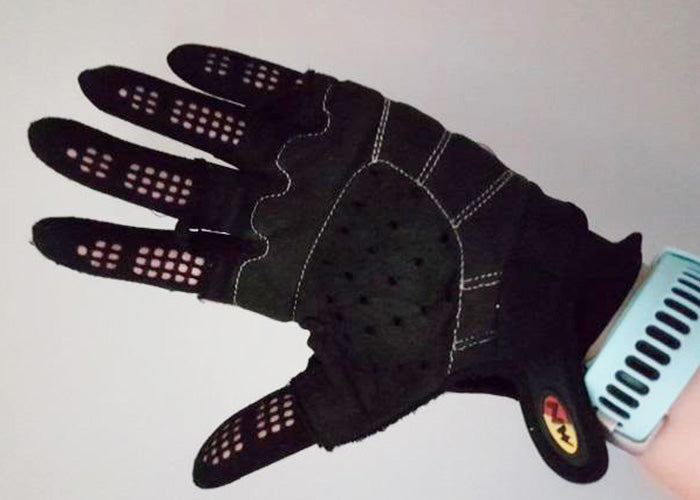 Cycling with Flux Zero Gloves