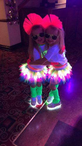 girls neon tutus