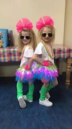 girls neon tutus