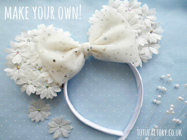 Minnie Mouse Floral Headband Tutorial