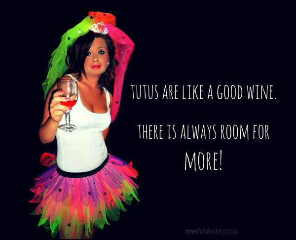Tutus are like a good wine