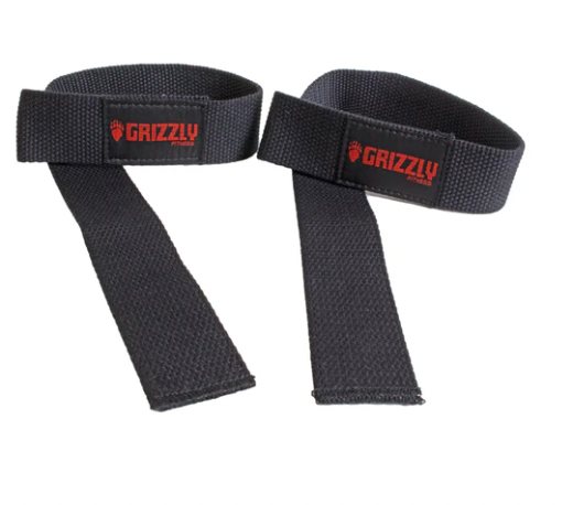 Red Grizzly Fitness Cotton & Nylon Wrist Straps