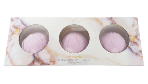 Set of 3 Champagne Bath Bombs