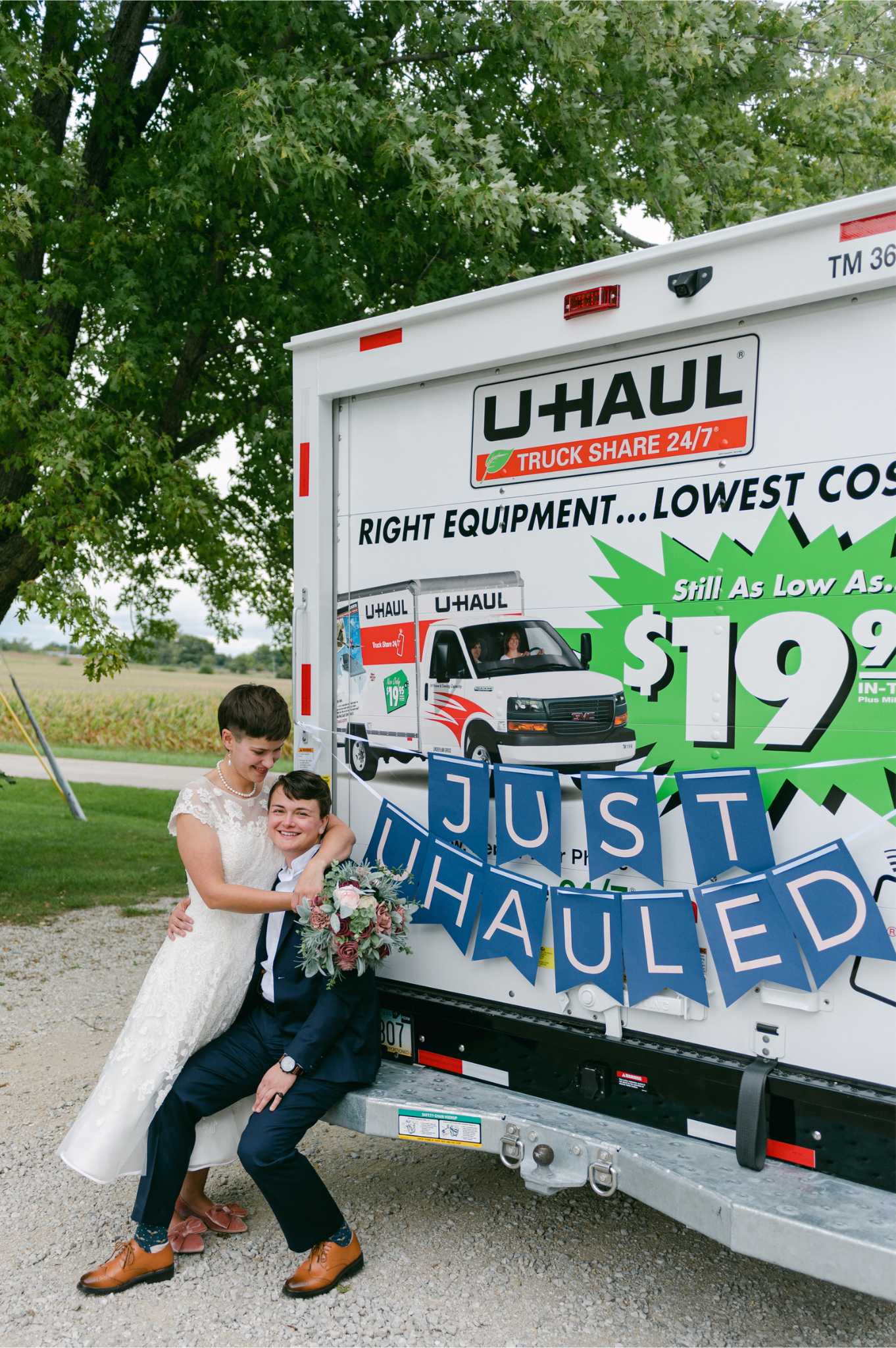 UHAUL Lesbian Wedding