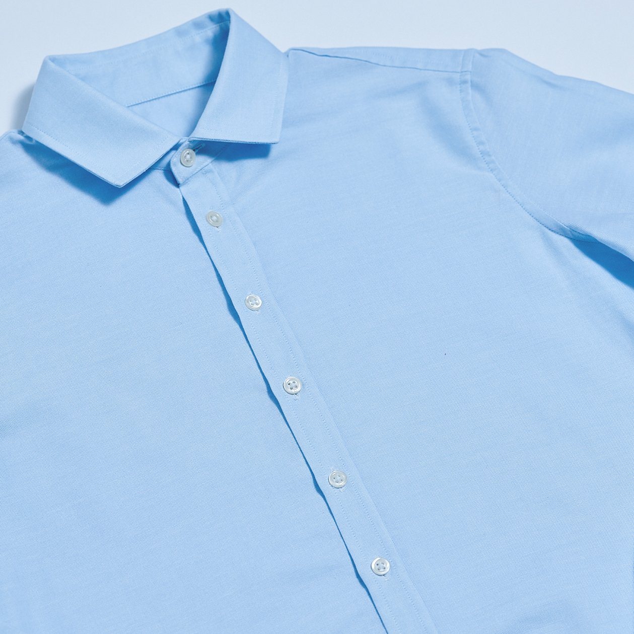 blue polo dress shirt