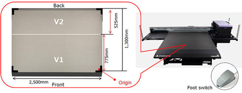 mimaki flatbed printer layout