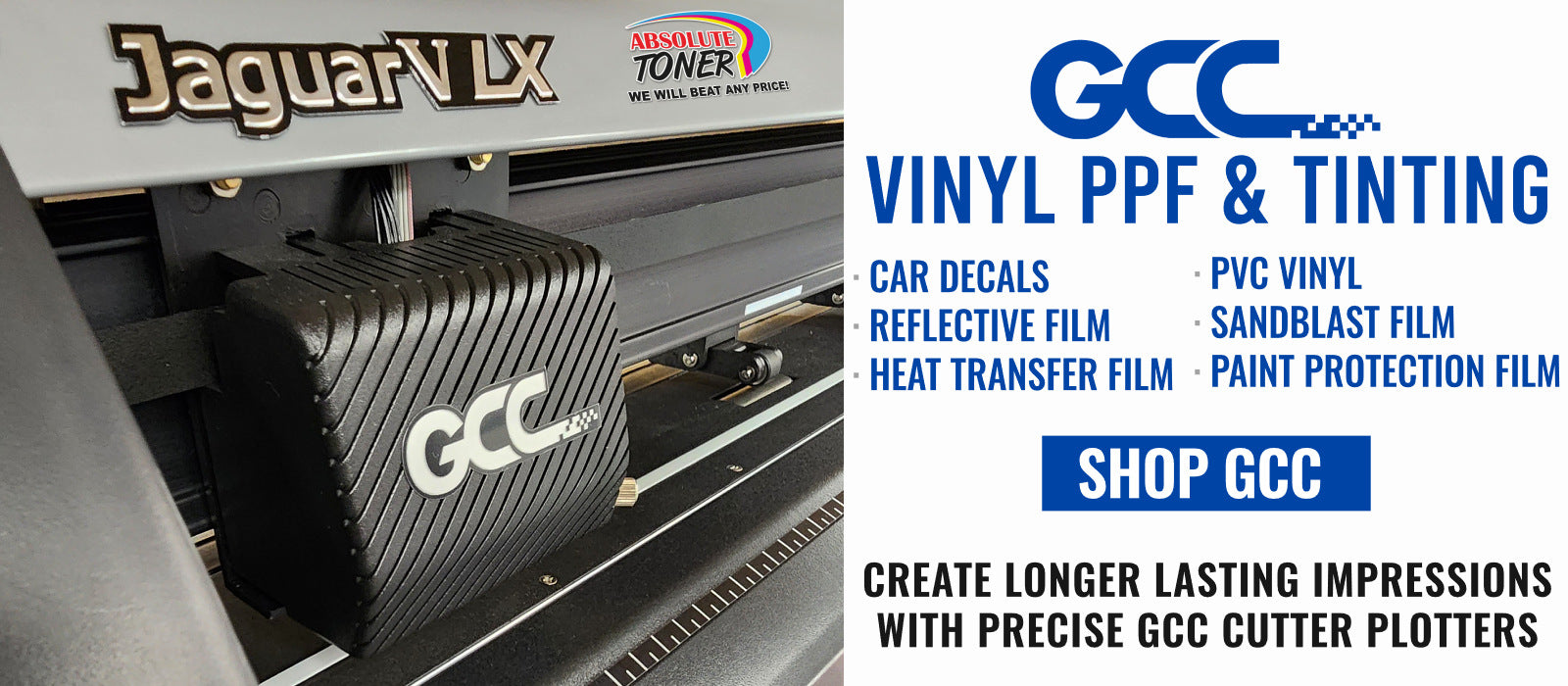 GCC Vinyl PPF and Window Tint Cutting Plotters