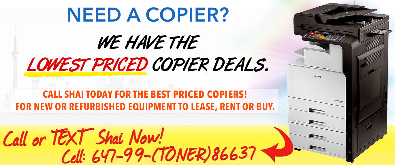 WE HAVE THE LOWEST PRICED COPIER DEALS.