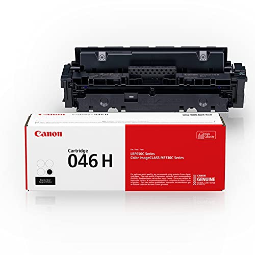 Canon 046H (1254C001) Black High Yield Genuine OEM Toner Cartridge