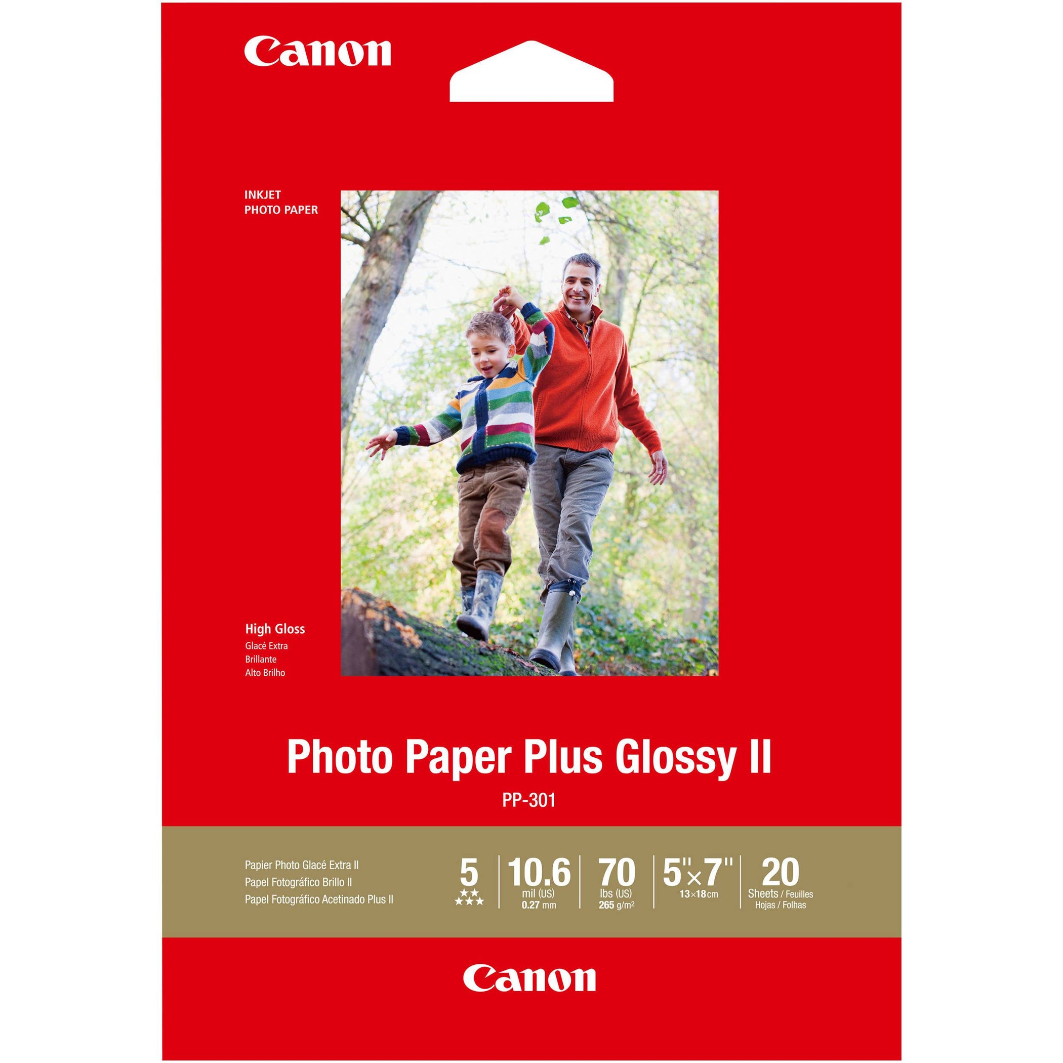 canon glossy paper photo plus