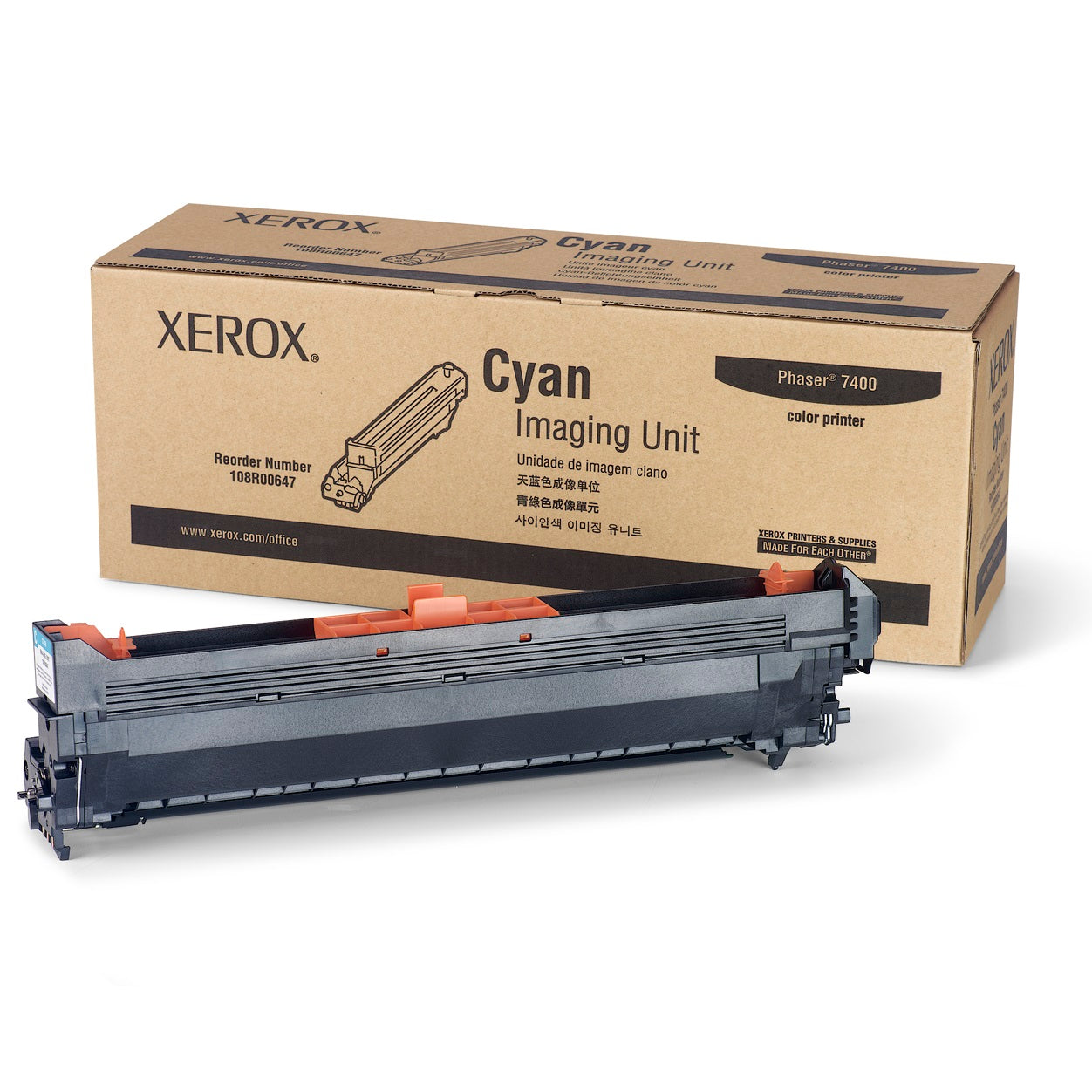 Genuine XEROX 108R00650 Black Imaging Unit For Phaser 7400 Laser Print