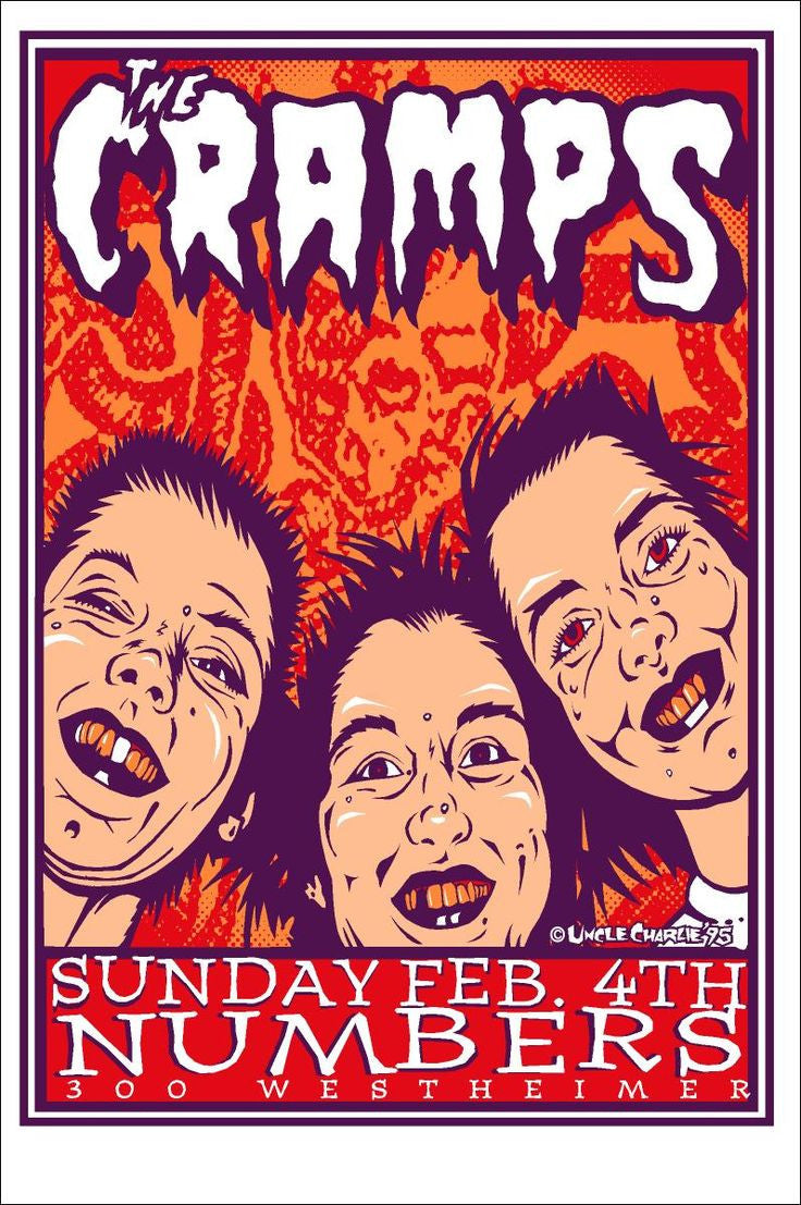 Uncle Charlie - 1995 - Foo Fighters Concert Poster – Nevermind Gallery