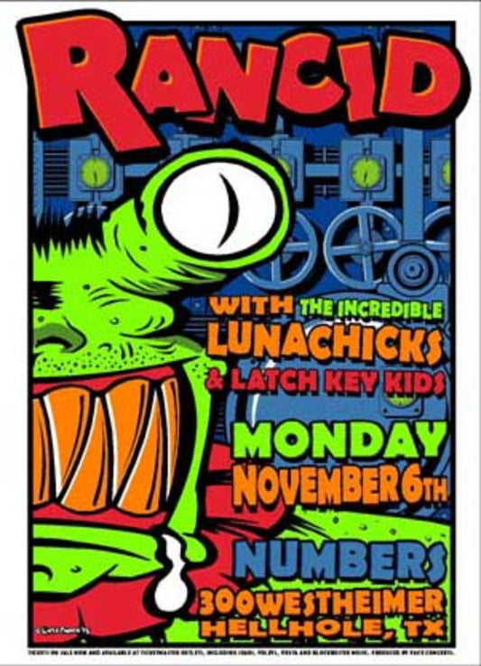 Uncle Charlie - 1995 - Foo Fighters Concert Poster – Nevermind Gallery