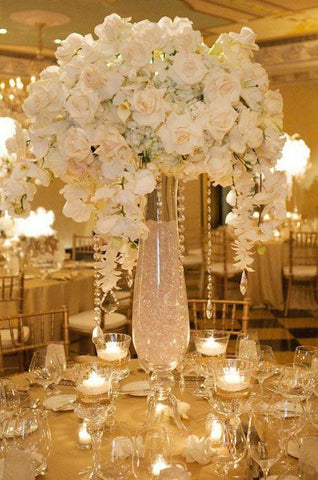 30“ Tall Reversible Vase wedding centrepiece -MV493 - Viva La Rosa