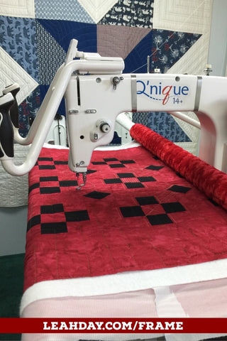 Ruler foot quilting