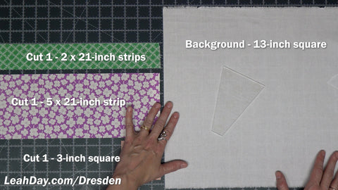 Spinning-Dresden-Plate-block-fabric-cutting