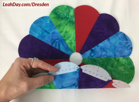 How to make Dresden plate centers with Heat n Bond - Southern