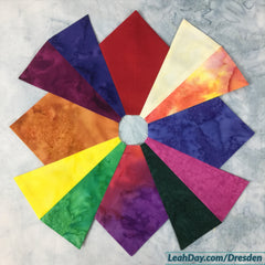 Dresden Plate Quilt Block Tutorial