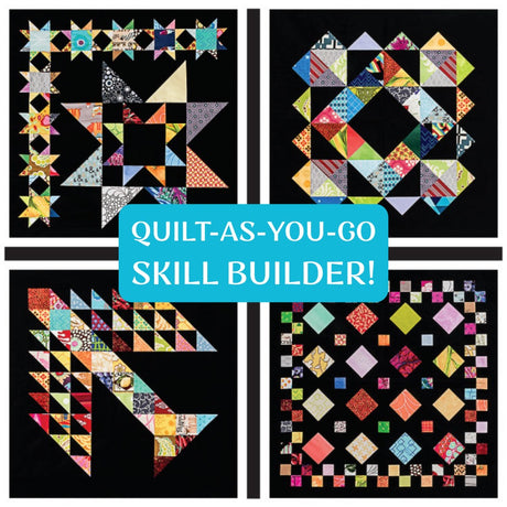 QUILT AS YOU GO: The Essential step by step guide to become a Pro in the  art of quilting; new techniques and Patterns with Awesome Quilt projects