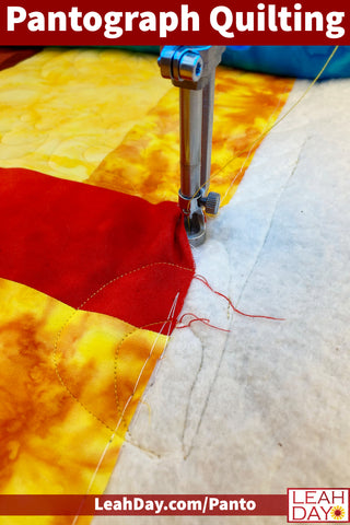 How to avoid edge pleats pantograph quilting