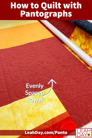 How to Quilt with Pantographs