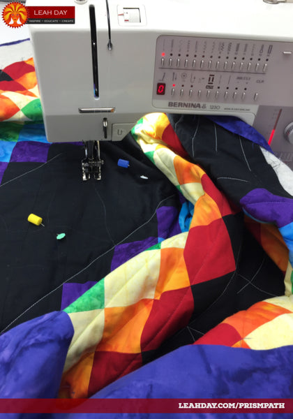 how to quilt a baby quilt with matrix