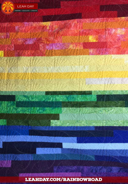 Rainbow Road Quilt Tutorial