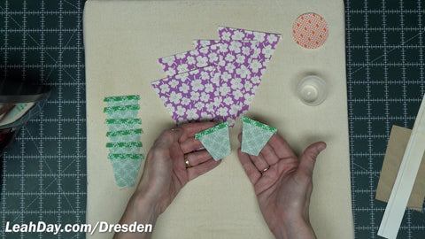 Spinning Dresden Plate Quilt Block