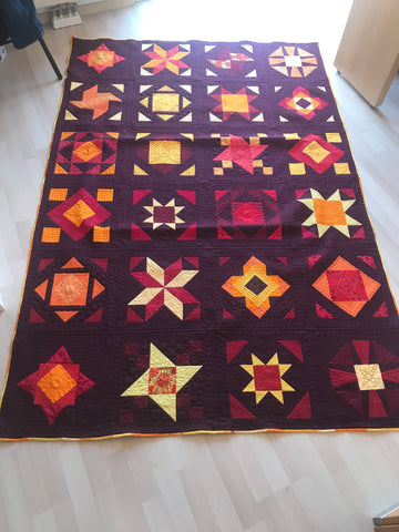 Sunshine Surprise Sampler Quilt