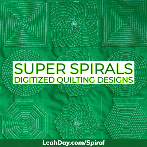 Super Spirals 12 Computerized Quilting Designs