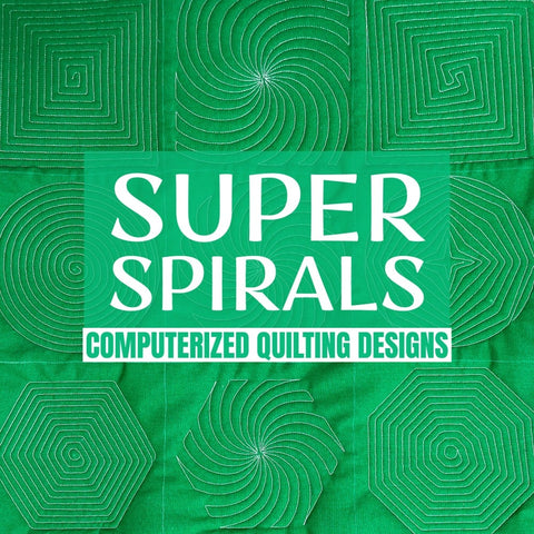 Computerized Quilting Spiral Designs